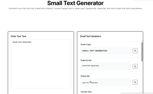 SmallText各种字体在线生成-小涛网络工作室ET资源网