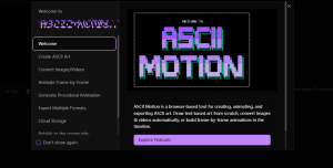 ASCII Motion - 一个在线制作 ASCII 字符动画的网页应用-小涛网络工作室ET资源网